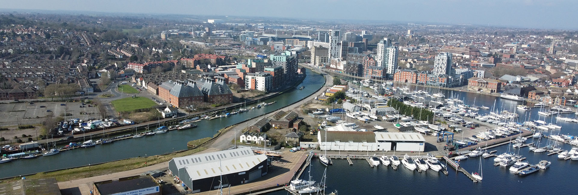David Mortimer Drone Photography Ipswich Waterfront Suffolk